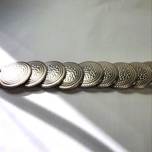 Vintage stretch coin belt